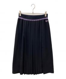 FRED PERRY（フレッドペリー）の古着「Tipped Pleated Skirt」｜ブラック