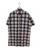 FRED PERRYフレッドペリー）の古着「チェックシャツワンピース」｜グレー