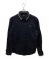 FRED PERRY（フレッドペリー）の古着「Polo Collar Woven Pique Shirt」｜ブラック