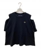 FRED PERRYフレッドペリー）の古着「カット アウト Tシャツ」｜ブラック