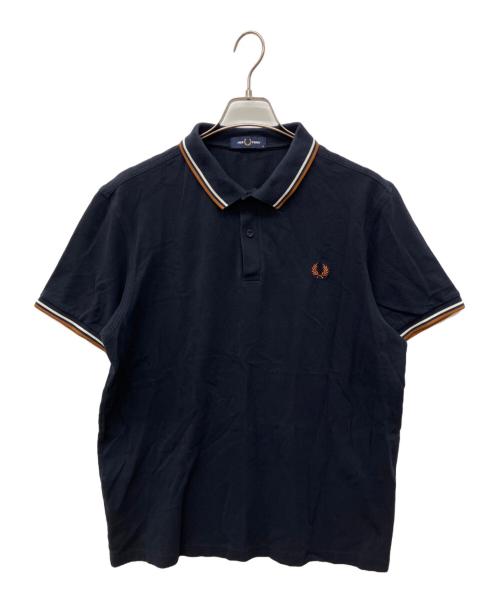 FRED PERRY（フレッドペリー）FRED PERRY (フレッドペリー) ポロシャツ ネイビー サイズ:XLの古着・服飾アイテム
