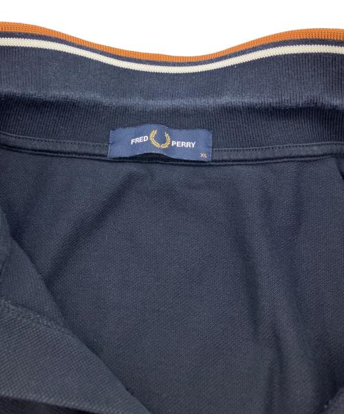 FRED PERRY（フレッドペリー）FRED PERRY (フレッドペリー) ポロシャツ ネイビー サイズ:XLの古着・服飾アイテム