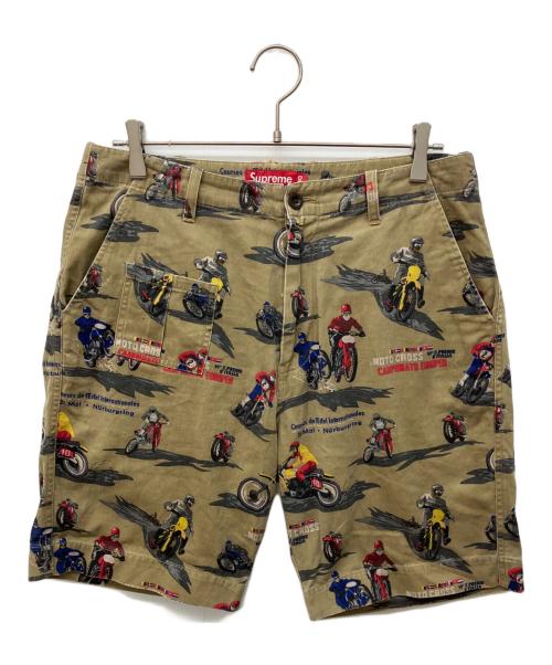 SUPREME（シュプリーム）Supreme (シュプリーム) Moto Short カーキ サイズ:76cm (W30)の古着・服飾アイテム
