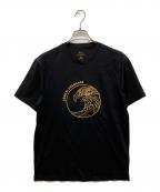 ARMANI EXCHANGEアルマーニ エクスチェンジ）の古着「イーグルロゴTシャツ」｜ブラック
