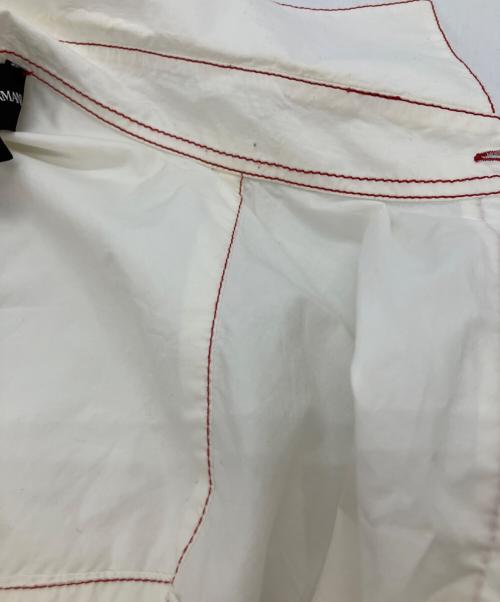 EMPORIO ARMANI（エンポリオ アルマーニ）EMPORIO ARMANI (エンポリオ アルマーニ) ボウタイシャツ ホワイト サイズ:40の古着・服飾アイテム