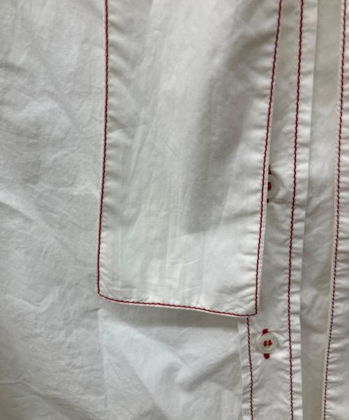 EMPORIO ARMANI（エンポリオ アルマーニ）EMPORIO ARMANI (エンポリオ アルマーニ) ボウタイシャツ ホワイト サイズ:40の古着・服飾アイテム