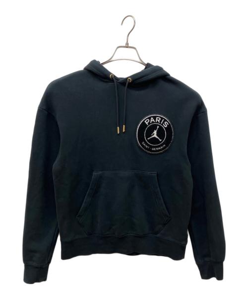 JORDAN（ジョーダン）JORDAN (ジョーダン) PSG (パリ・サンジェルマンFC) JORDAN PSG PULLOVER TAPED HOODY ブラック サイズ:Sの古着・服飾アイテム