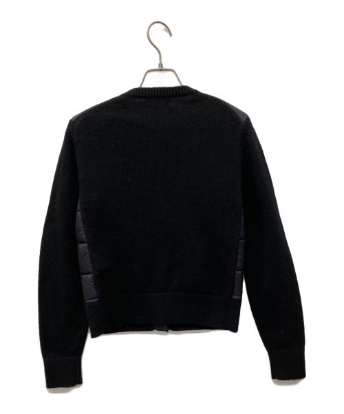 POLO RALPH LAUREN（ポロ・ラルフローレン）POLO RALPH LAUREN (ポロ・ラルフローレン) ニット切り替え中綿ジャケット ブラック サイズ:XSの古着・服飾アイテム