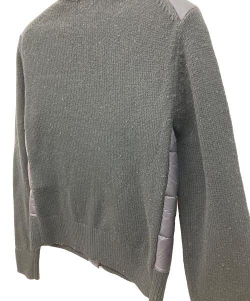 POLO RALPH LAUREN（ポロ・ラルフローレン）POLO RALPH LAUREN (ポロ・ラルフローレン) ニット切り替え中綿ジャケット ブラック サイズ:XSの古着・服飾アイテム