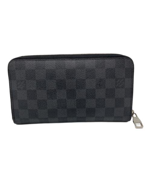 LOUIS VUITTON（ルイ ヴィトン）LOUIS VUITTON (ルイ ヴィトン) ジッピー オーガナイザー 	ダミエ・グラフィット 長財布 ブラックの古着・服飾アイテム
