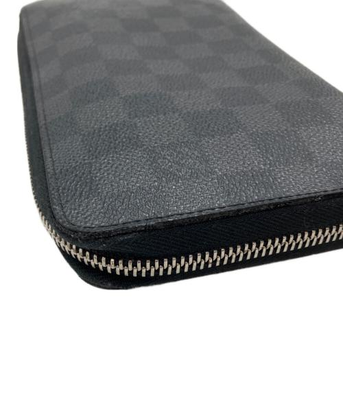 LOUIS VUITTON（ルイ ヴィトン）LOUIS VUITTON (ルイ ヴィトン) ジッピー オーガナイザー 	ダミエ・グラフィット 長財布 ブラックの古着・服飾アイテム