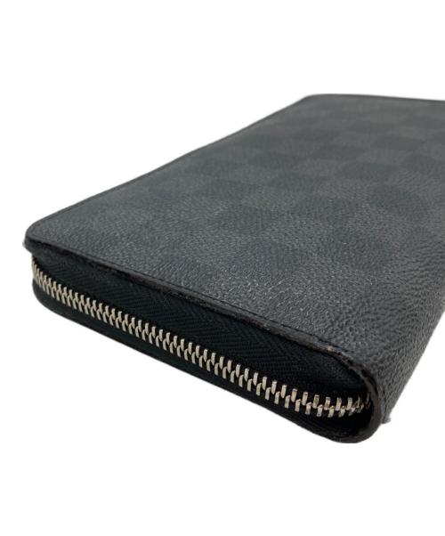 LOUIS VUITTON（ルイ ヴィトン）LOUIS VUITTON (ルイ ヴィトン) ジッピー オーガナイザー 	ダミエ・グラフィット 長財布 ブラックの古着・服飾アイテム