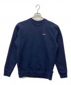 Patagoniaパタゴニア）の古着「M's P-6 Label Uprisal Crew Sweatshirt / スウェット」｜ネイビー