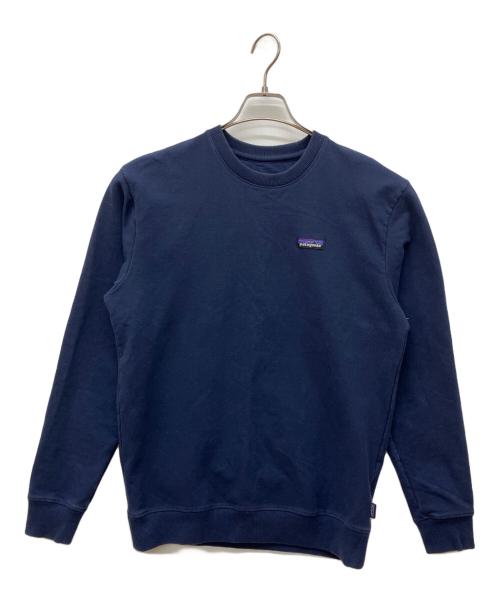 Patagonia（パタゴニア）Patagonia (パタゴニア) M's P-6 Label Uprisal Crew Sweatshirt / スウェット ネイビー サイズ:Mの古着・服飾アイテム