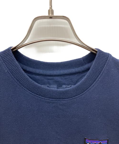 Patagonia（パタゴニア）Patagonia (パタゴニア) M's P-6 Label Uprisal Crew Sweatshirt / スウェット ネイビー サイズ:Mの古着・服飾アイテム