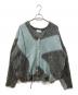 Knuth Marf（クヌースマーフ）の古着「accent mohair cardigan」｜グレー×ブルー