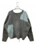 Knuth Marf (クヌースマーフ) accent mohair cardigan グレー×ブルー サイズ:FREE：6000円