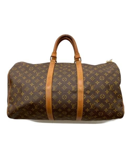 LOUIS VUITTON（ルイ ヴィトン）LOUIS VUITTON (ルイ ヴィトン) キーポル50 モノグラム トラベルバッグ ブラウンの古着・服飾アイテム