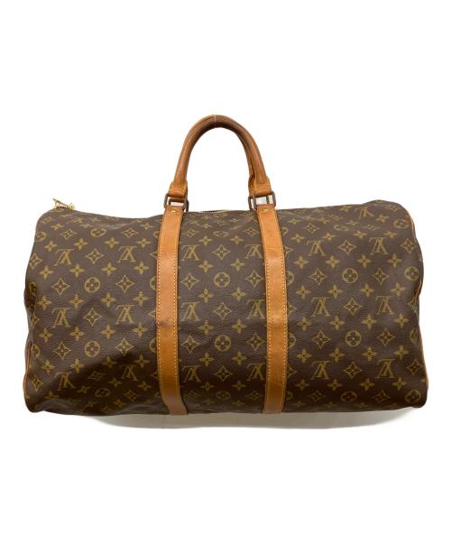 LOUIS VUITTON（ルイ ヴィトン）LOUIS VUITTON (ルイ ヴィトン) キーポル50 モノグラム トラベルバッグ ブラウンの古着・服飾アイテム