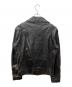ZARA (ザラ) ラムレザーダブルライダースジャケット ブラック サイズ:M：5000円