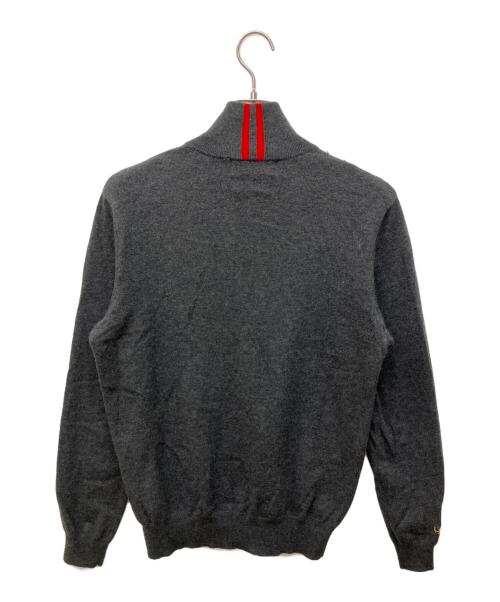 POLO RALPH LAUREN（ポロ・ラルフローレン）POLO RALPH LAUREN (ポロ・ラルフローレン) ハーフジップニット グレー サイズ:Mの古着・服飾アイテム