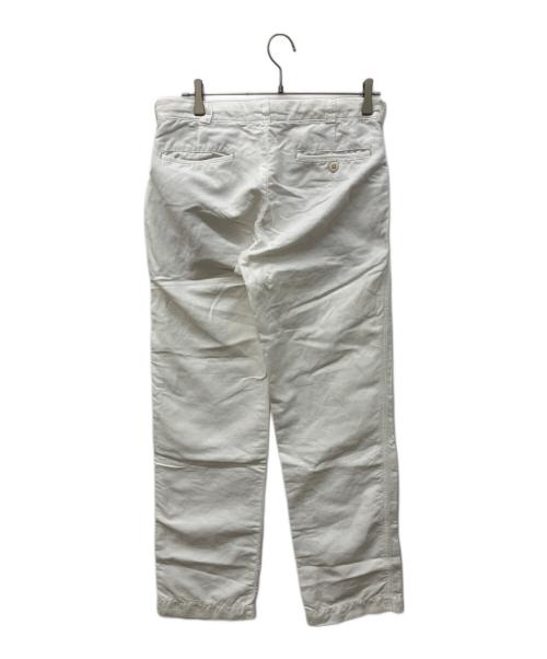 POLO RALPH LAUREN（ポロ・ラルフローレン）POLO RALPH LAUREN (ポロ・ラルフローレン) SUFFIELD FIT/サフィールド　フィット　パンツ　ストレートパンツ　TALONジッパー ホワイト サイズ:Ｗ30/Ｌ30の古着・服飾アイテム