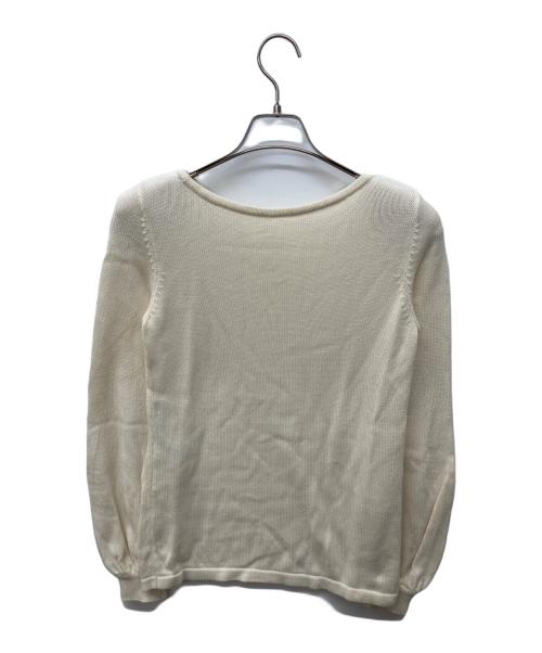 FOXEY（フォクシー）FOXEY (フォクシー) バールーンスリーブニット アイボリー サイズ:38の古着・服飾アイテム