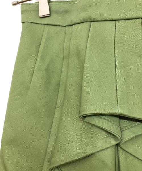 SHE TOKYO（シートーキョー）SHE Tokyo (シートーキョー) プリーツタイトスカート グリーン サイズ:34の古着・服飾アイテム