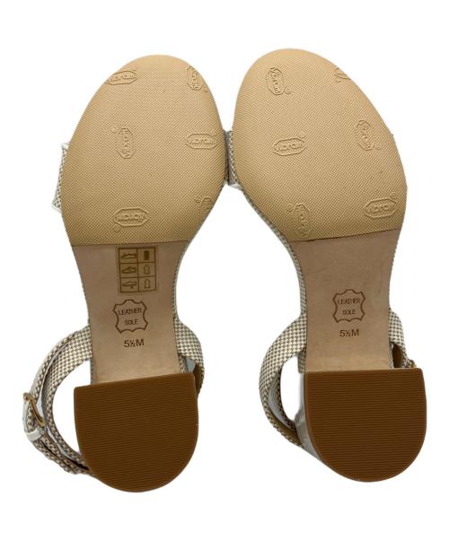 TORY BURCH（トリーバーチ）TORY BURCH (トリーバーチ) KIRA 65MM SANDAL　ストラップサンダル ベージュ サイズ:5 1/2Mの古着・服飾アイテム