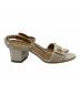 中古・古着 TORY BURCH (トリーバーチ) KIRA 65MM SANDAL　ストラップサンダル ベージュ サイズ:5 1/2M：8000円