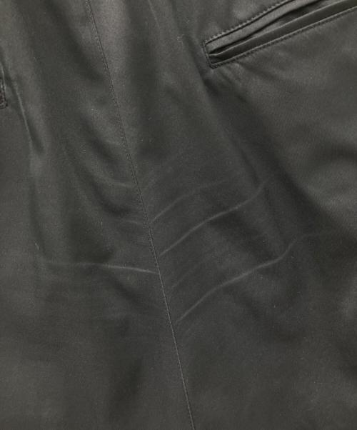 macqlo（マックロ）macqlo (マックロ) ultimex one tuck tapered easy pants（アルティメックス ワンタック テーパード イージー パンツ） ブラック サイズ:Ｓの古着・服飾アイテム