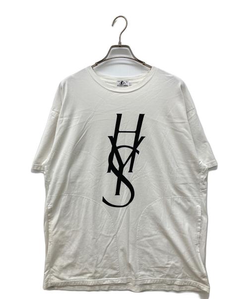 Hysteric Glamour（ヒステリックグラマー）Hysteric Glamour (ヒステリックグラマー) HYS LOGO サイドポケット Tシャツ ホワイト サイズ:Mの古着・服飾アイテム