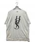 Hysteric Glamour（ヒステリックグラマー）の古着「HYS LOGO サイドポケット Tシャツ」｜ホワイト