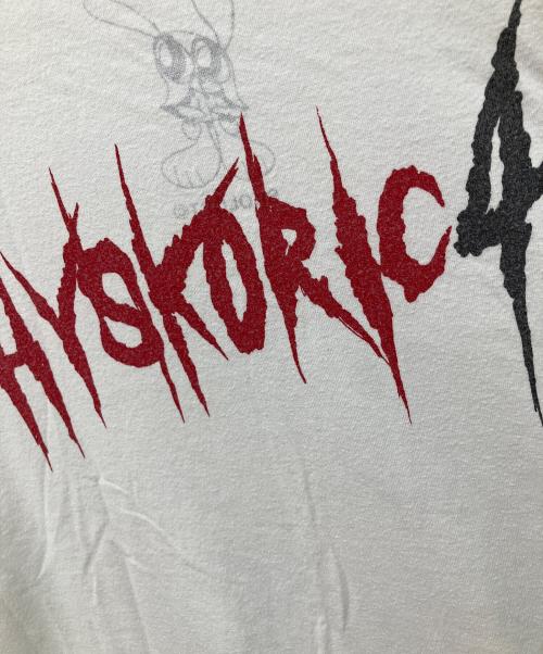 Hysteric Glamour（ヒステリックグラマー）Hysteric Glamour (ヒステリックグラマー) SKOLOCT (スコロクト) HYSKORIC4 NO.2 pt T-SH（ヒステリック　ナンバー２　プリント　Tシャツ） ホワイト サイズ:XLの古着・服飾アイテム