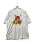 Hysteric Glamour（ヒステリックグラマー）の古着「HYSKORIC4 NO.2 pt T-SH（ヒステリック　ナンバー２　プリント　Tシャツ）」｜ホワイト