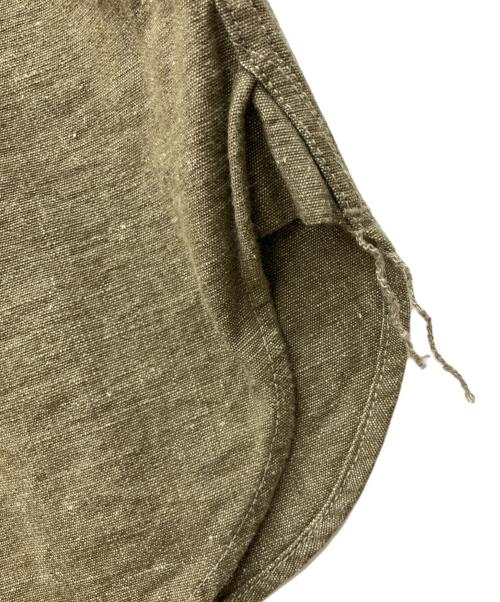 STUDIO D'ARTISAN（ステュディオダルチザン）STUDIO D'ARTISAN (ステュディオダルチザン) 半袖シャンブレーシャツ オリーブ サイズ:42の古着・服飾アイテム
