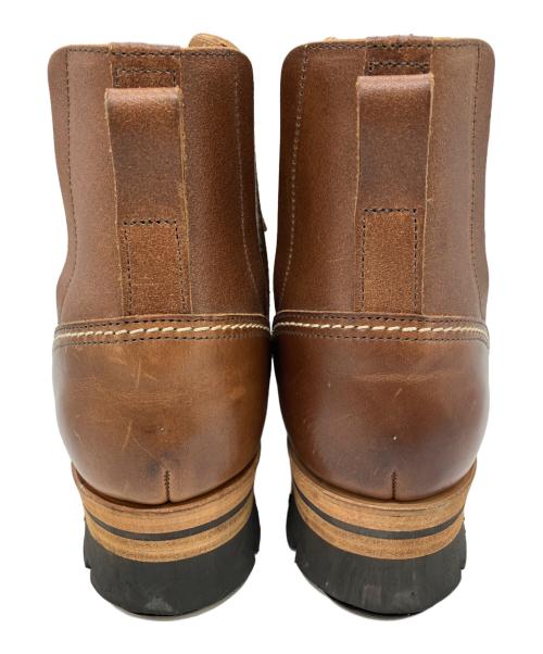 chausser（ショセ）chausser (ショセ) NATORIYA (ナトリヤ) 別注ワークブーツ ブラウン サイズ:26 1/2の古着・服飾アイテム