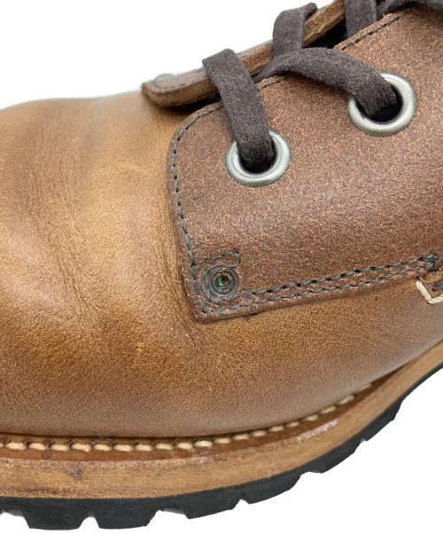 chausser（ショセ）chausser (ショセ) NATORIYA (ナトリヤ) 別注ワークブーツ ブラウン サイズ:26 1/2の古着・服飾アイテム