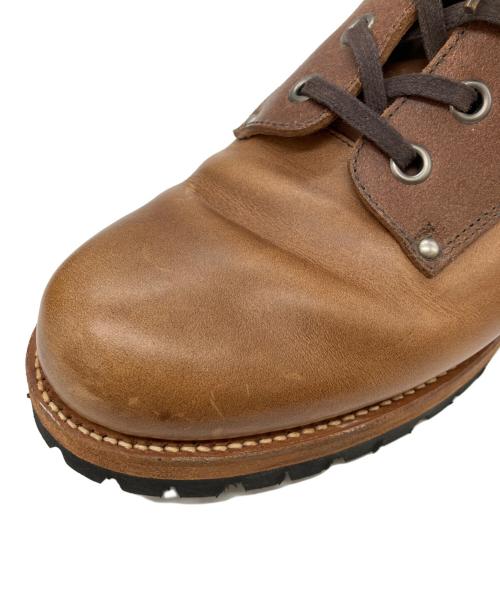 chausser（ショセ）chausser (ショセ) NATORIYA (ナトリヤ) 別注ワークブーツ ブラウン サイズ:26 1/2の古着・服飾アイテム