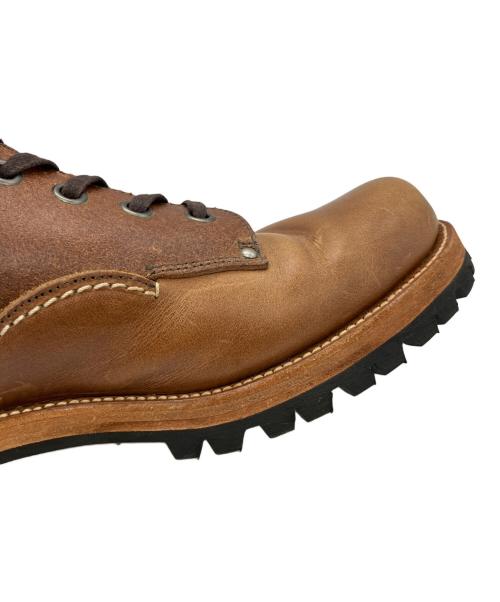 chausser（ショセ）chausser (ショセ) NATORIYA (ナトリヤ) 別注ワークブーツ ブラウン サイズ:26 1/2の古着・服飾アイテム