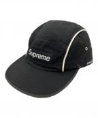 SUPREMEシュプリーム）の古着「piping camp cap（パイピング キャンプキャップ）」｜ブラック