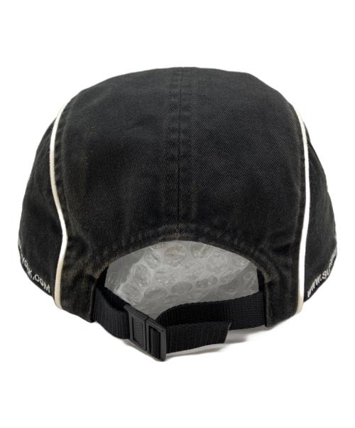 SUPREME（シュプリーム）SUPREME (シュプリーム) piping camp cap（パイピング キャンプキャップ） ブラックの古着・服飾アイテム