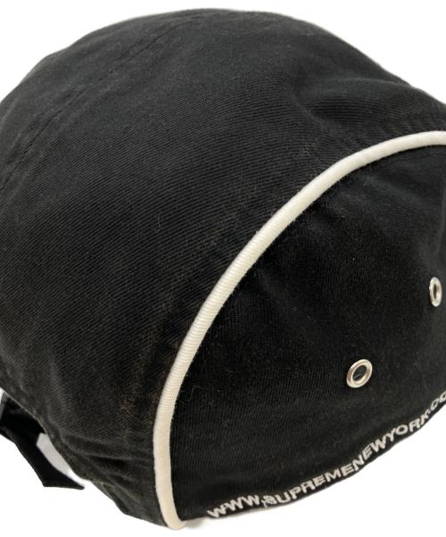 SUPREME（シュプリーム）SUPREME (シュプリーム) piping camp cap（パイピング キャンプキャップ） ブラックの古着・服飾アイテム