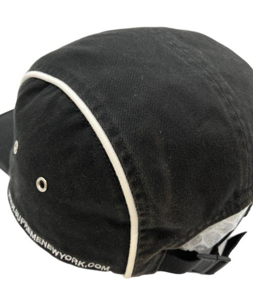 SUPREME（シュプリーム）SUPREME (シュプリーム) piping camp cap（パイピング キャンプキャップ） ブラックの古着・服飾アイテム