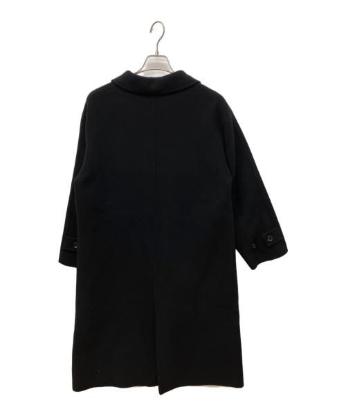 RAY BEAMS（レイ ビームス）RAY BEAMS (レイ ビームス) ガンフラップ ステンカラー コート ブラックの古着・服飾アイテム