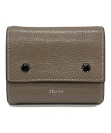 CELINE（セリーヌ）の古着「3つ折り財布」｜グレー