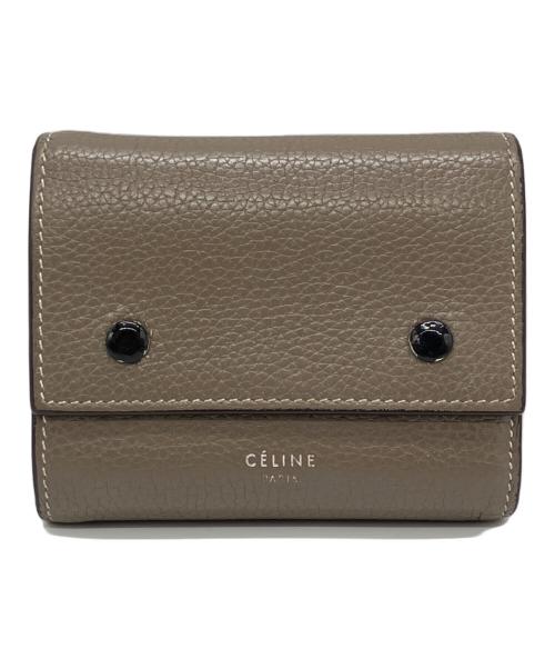 CELINE（セリーヌ）CELINE (セリーヌ) 3つ折り財布 グレーの古着・服飾アイテム