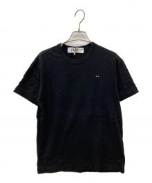 PLAY COMME des GARCONS（プレイコムデギャルソン）の古着「ワンポイント刺繍Tシャツ」｜ブラック