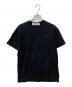 PLAY COMME des GARCONS（プレイコムデギャルソン）の古着「ワンポイント刺繍Tシャツ」｜ブラック
