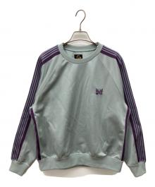 Needles（ニードルズ）の古着「Track Crew Neck Shirt ― Poly Smooth」｜ブルー
